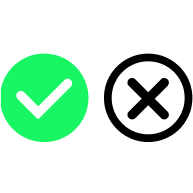 Green check mark inside a circle, representing in-house testing and internal quality verification.