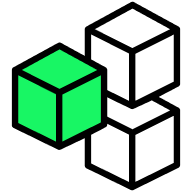 Icon of a cube symbolizing modular and flexible design