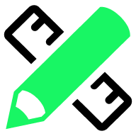 Pencil icon symbolizing precision in design