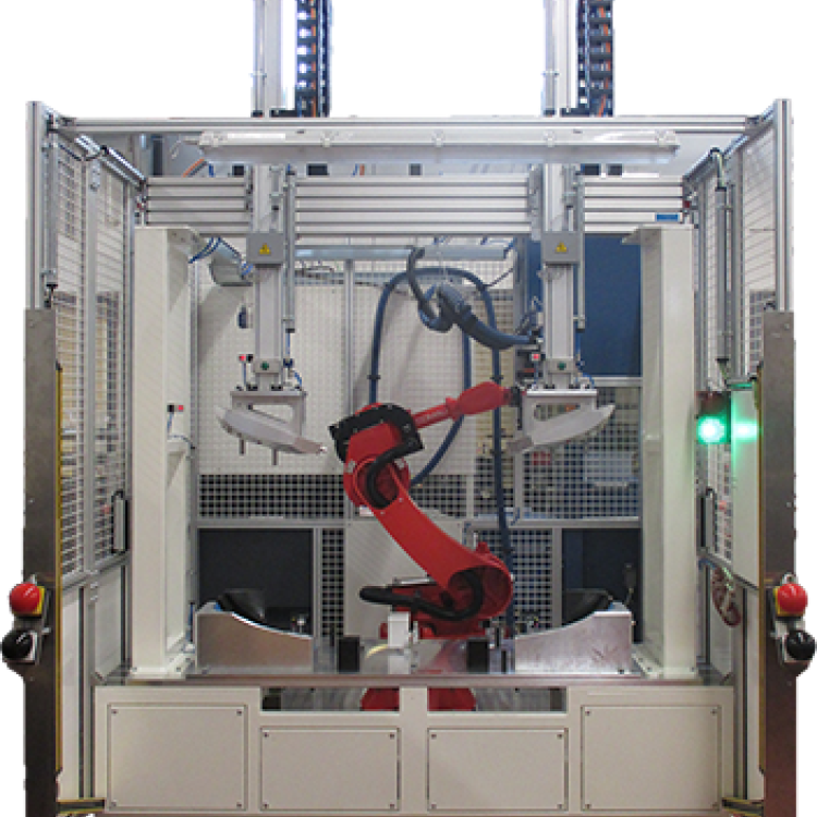 Complete gluing machine