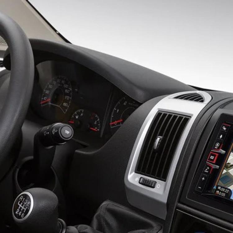 FIAT Ducato cover dashboard detail (credit: Alpine)